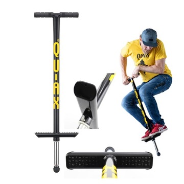 POGO skoczek QU-AX markowy MOCNY pogo stick monolit SOLIDNY 50-80kg