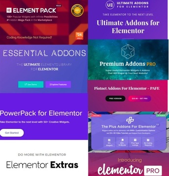 Pełny PAKIET Wordpress Woocommerce Elementor Pro + 8 Wtyczek Premium 3min