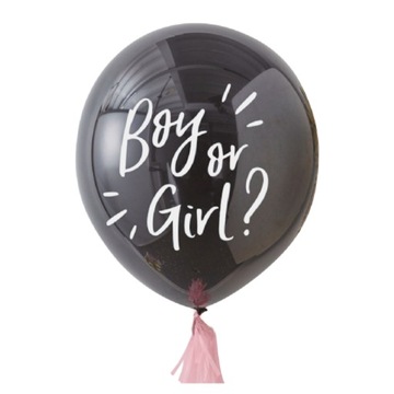 Balon Boy or Girl różowy 1szt 36