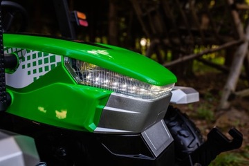 Большой трактор с прицепом для детей, питание от аккумулятора 24 В, 400 Вт + ДИСТАНЦИОННОЕ УПРАВЛЕНИЕ