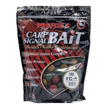 KULKI ZANĘTOWE FC - 4 MIX SMAKÓW 20 mm 750 g PROFESS