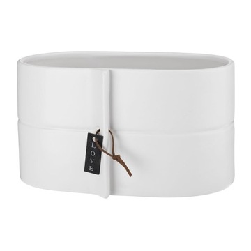 Osłonka ceramiczna Eliza 22x12 Biały