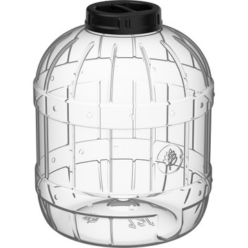 Słoik słój SZCZELNY NIETŁUKĄCY z uchwytem ATEST 12L z tworzywa