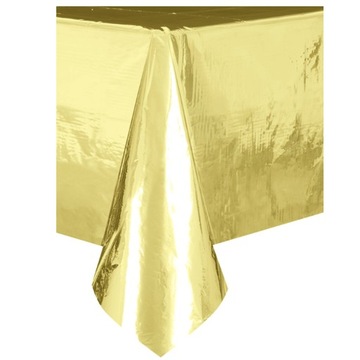 БЕЛАЯ СКАТЕРТЬ НА ДЕНЬ РОЖДЕНИЯ С ЗОЛОТЫМИ ЗВЕЗДАМИ