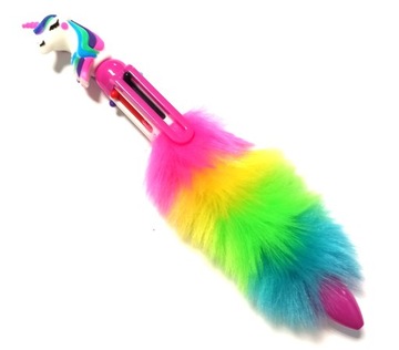 DŁUGOPIS 6 - KOLOROWY DZIECIĘCY WIELOKOLOROWY MULTIKOLOR 6W1 JEDNOROŻEC