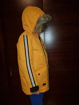 ЗИМНЯЯ КУРТКА ПАРКА ДЛЯ МАЛЬЧИКОВ ЗАБРОНИРОВАНО 140 190 зл.