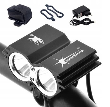 Lampa rowerowa + tył 6400mAh SolarStorm X2 E034