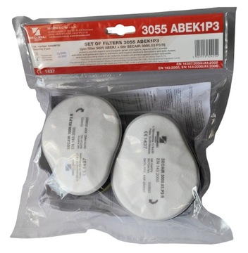 ZESTAW FILTRÓW 3055 ABEK1P3 POCHŁANIACZ + FILTR