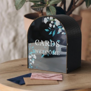 Акриловая свадебная коробка для пожеланий на выпускной детский душ