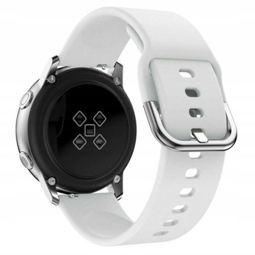 PASEK SILIKONOWY DO HUAWEI WATCH GT 2 42mm BIAŁY