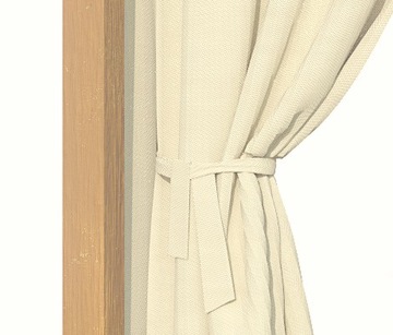 SZARFA ZAPINKA DO ZASŁONY OGRODOWE ZAWIĄZANIE ZASŁON ALTAN PERGOLI