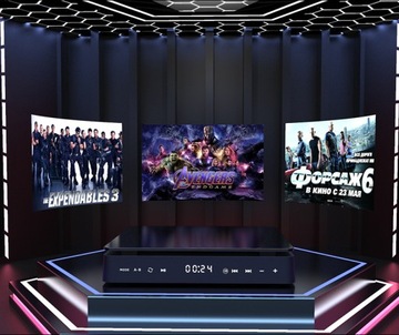 ПОРТАТИВНЫЙ DVD CD MP3/MP4 ПЛЕЕР ПУЛЬТ ДУ USB