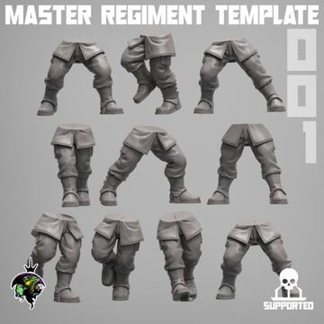 MRT Legs Set - 10 szt. - RO - Druk 3D