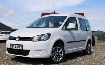 Volkswagen Caddy III Kombi Facelifting 1.6 TDI 102KM 2014 Volkswagen Caddy 1.6D 102KM przeb.163tys klima hak ksiazka 1.6 Diesel, zdjęcie 1