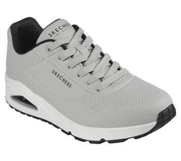 Buty męskie sportowe Skechers Uno Stand AIR SNEAKERSY ODDYCHAJĄCE 52458LGBK