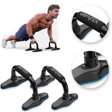 РУЧКИ ДЛЯ ТРЕНИРОВОК ДЛЯ ОТЖИМАНИЯ, ПОДДЕРЖКИ ИЗ СТАЛЬНОГО ПЕНА