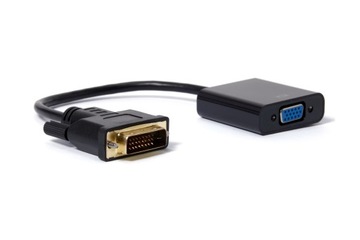 Кабель-переходник DVI на VGA DSUB Akyga 15 см для монитора проектора