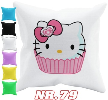 POSZEWKA NA PODUSZKĘ JAŚKA DO PRZEDSZKOLA HELLO KITTY + IMIĘ GRATIS