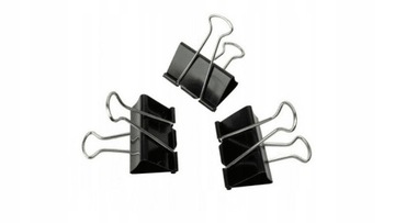 Скрепки для офисных бумаг GRAND 51мм ЧЕРНЫЕ Крепкие