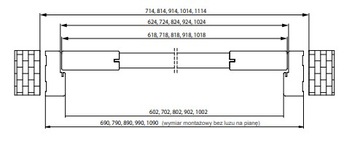 Voster LOFT 30 дверей + Фиксированная дверная коробка с ручкой