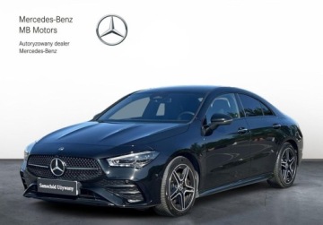 Mercedes CLA C118/X118 Coupe Facelifting 1.3 200 163KM 2025 Mercedes-Benz CLA SalonPL AMG Night El. Fotele z Pamiecia LED Podgrzewana