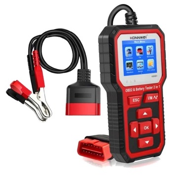 KONNWEI KW681 ТЕСТЕР АККУМУЛЯТОРА 2в1 OBDII ДИАГНОСТИКА