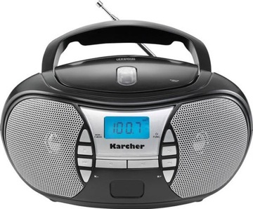 Radioodtwarzacz CD Karcher RR 5025-B czarne CD radio FM