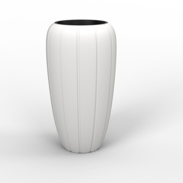 Цветочный горшок GAJA, диаметр 40см высота 60см цвет КРЕМОВЫЙ + вставка