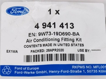 КОМПЛЕКТ ПРОКЛАДОК КОНДИЦИОНЕРА ВОЗДУХА FORD МНОГИЕ МОДЕЛИ