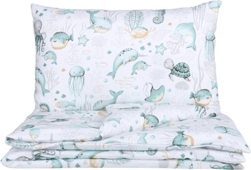 POŚCIEL 100x135 cm DO ŁÓŻECZKA DZIECIĘCA NIEMOWLĘCA 2EL BABYMAM