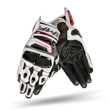 Rękawice motocyklowe Shima XRS-2 biało-czarne XXL