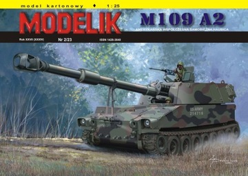 Modelik 2/23 - Samobieżna haubica M109 A2 1:25