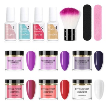 PINPAI ZESTAW DO MANICURE TYTANOWY 6PC