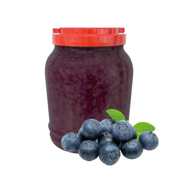 NATA DE COCO ŻELKI BLUEBERRY JAGODOWE 3,8 kg do Bubble Tea
