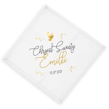 SZATKA DO CHRZTU NA CHRZEST PAMIĄTKA CHRZTU WZORY