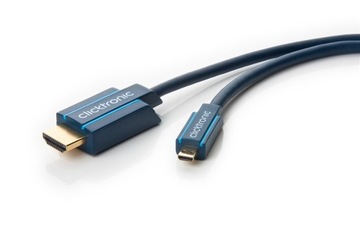 Kabel przejściowy Micro HDMI z obsługą Ethernet 5m