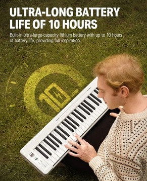 Портативное складное пианино Donner DP-06