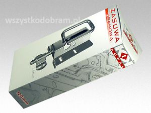ZASUWA BRAMOWA Z ZACZEPEM 120mm BRAMY DRZWI FURTKI