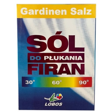 LOBOS Sól do płukania firan 450g