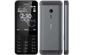 Серый телефон NOKIA 230 Dual SIM