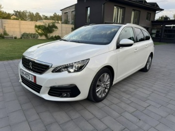 Peugeot 308 II SW Facelifting 1.6 BlueHDi 120KM 2018 Peugeot 308 1.6HDI 120KM Automat Car Pass Led Car, zdjęcie 18
