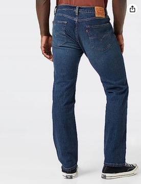 Spodnie Długie Jeansowe Levi's 505 Regular W34 L34
