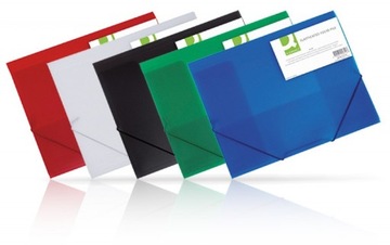 ПАПКА ДЛЯ ФАЙЛОВ Q-CONNECT А4 С ЛАСТИКОМ, СИНИЙ ПЛАСТИК