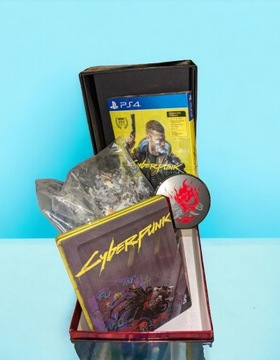 CYBERPUNK 2077 NIGHT CITY PACK KOMPLETNY ODPAKOWANY BRAK MEDALIONU