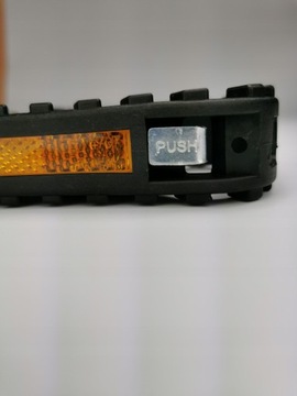 СКЛАДНЫЕ МЕТАЛЛИЧЕСКИЕ ВЕЛОСИПЕДНЫЕ ПЕДАЛИ, ЧЕРНЫЕ, 4 ​​светоотражающих элемента