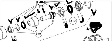 Hilti TE 3 c 3m 3ml bijak ZESTAW NAPRAWCZY
