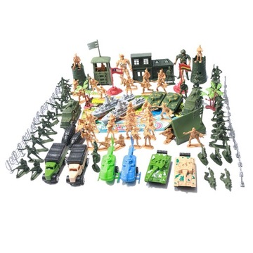 Zestaw pojazdów wojskowych, modele, zestaw