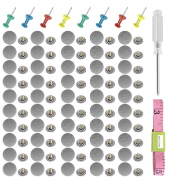 РЕМКОМПЛЕКТ АВТОМОБИЛЬНОЙ ЗАГОЛОВКИ 70 шт. + ОТВЕРТКА. САНТИМЕТР