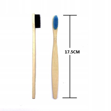 10/12PCS Colorful Toothbrush Natural Bamboo T