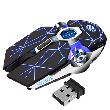 БЕСПРОВОДНАЯ ИГРОВАЯ МЫШЬ ДЛЯ ГЕЙМЕРОВ СО СВЕТОДИОДНОЙ RGB ПОДСВЕТКОЙ